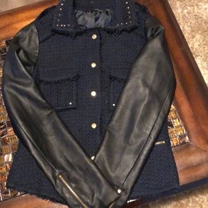 Faux leather jacket